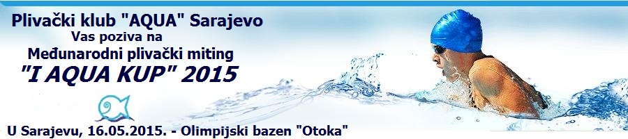 Plivački klub Aqua, Sarajevo i link na njihovu Facebook stranicu