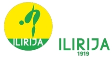 Знак пливачког клуба "Илирија" и линк на њихову званичну страницу