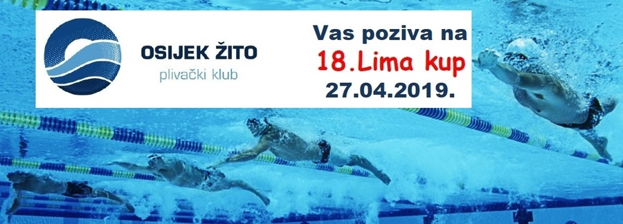 Изведена слика од пропозиција са знаком пливачког клуба "Осијек-Жито" из Осијека и линк на њихову матичну страницу